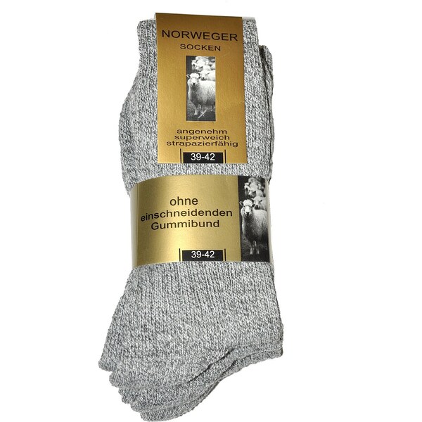 3 PACK ponožiek WiK Norweger Wolle art.20110 34145971