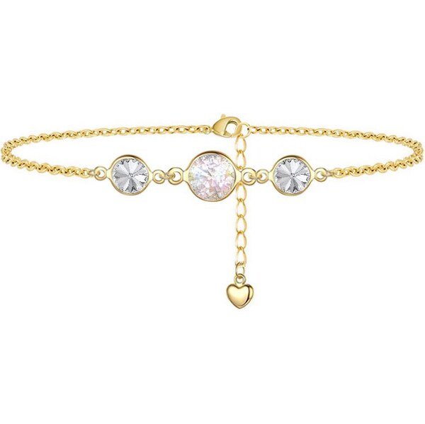 SWAROVSKI Elements Swarovski e. dámsky zlatý náramok Ambrosia, patina 67214272