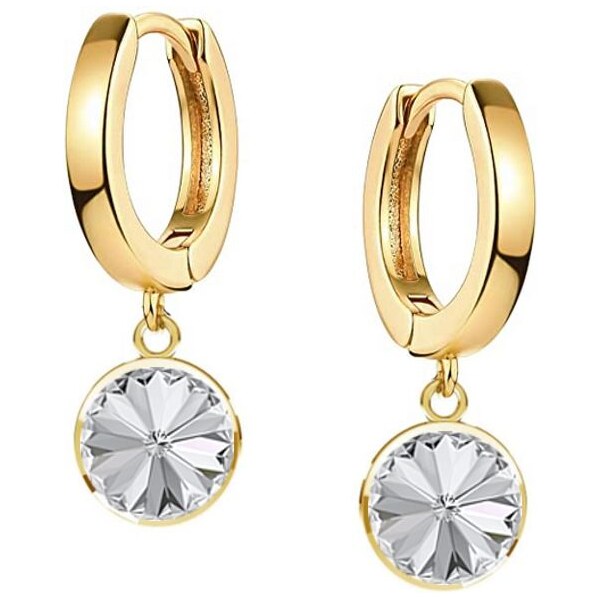 SWAROVSKI Elements Swarovski e. náušnice kruhy Ambrosia, biela see3576 27477335