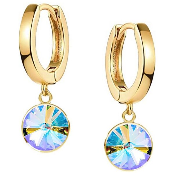 SWAROVSKI Elements Swarovski e. náušnice kruhy Ambrosia, chameleon 27477337