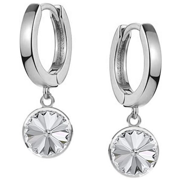 SWAROVSKI Elements Swarovski e. náušnice kruhy Ambrosia, biela see581 32232577