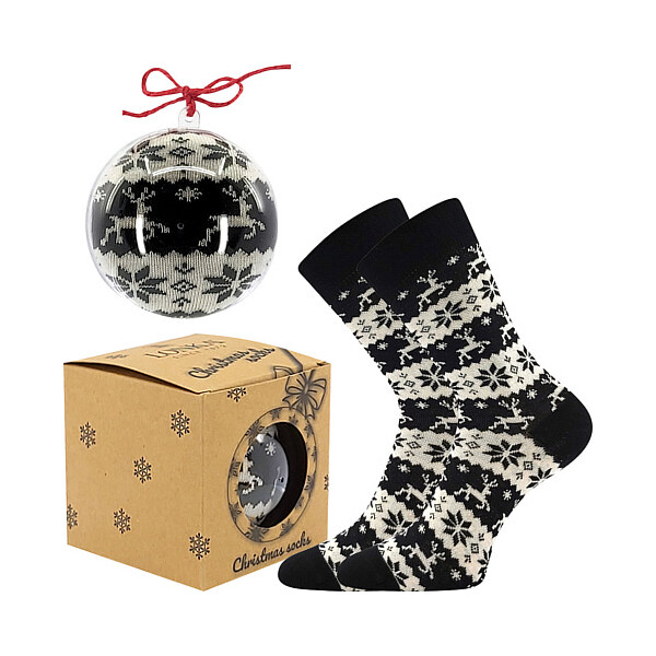 ELFI darčekové vianočné ponožky Lonka Strieborná 27-32 1 pár 28204756