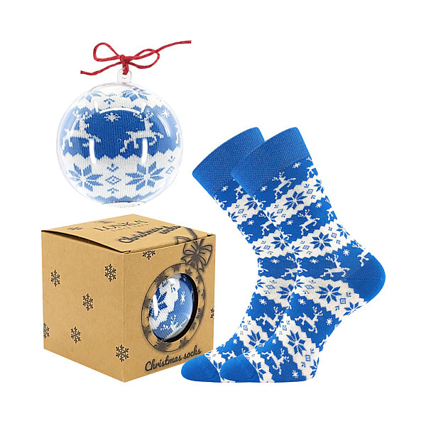 ELFI darčekové vianočné ponožky Lonka Modrá 27-32 1 pár 28204753