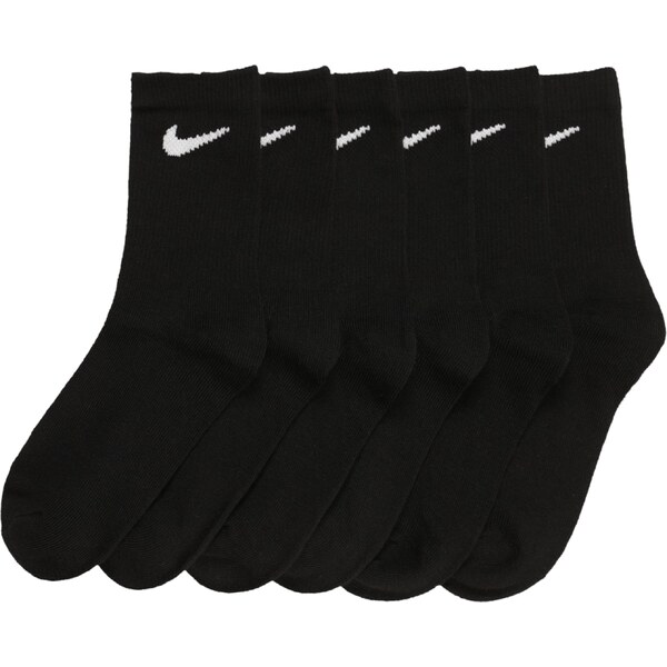 NIKE Športové ponožky čierna / biela 54227230
