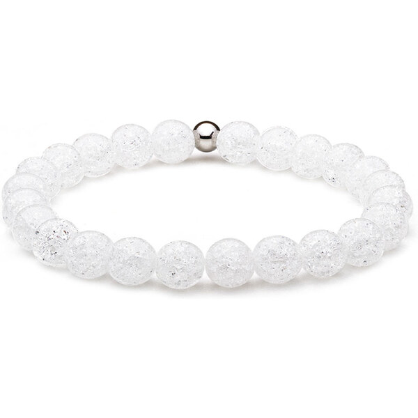 BudNej Minerálny náramok PRASKANÝ KRIŠTÁL MN1089 35941997