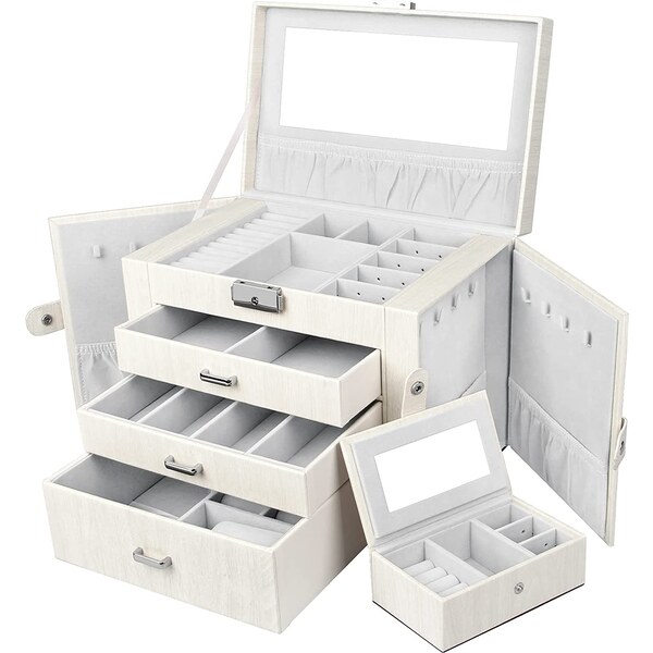 Troli Originálna priestranná šperkovnica so zrkadielkom 66587262