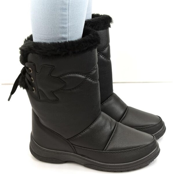 JOHN-C Dámske čierne snehule BELA 27568571