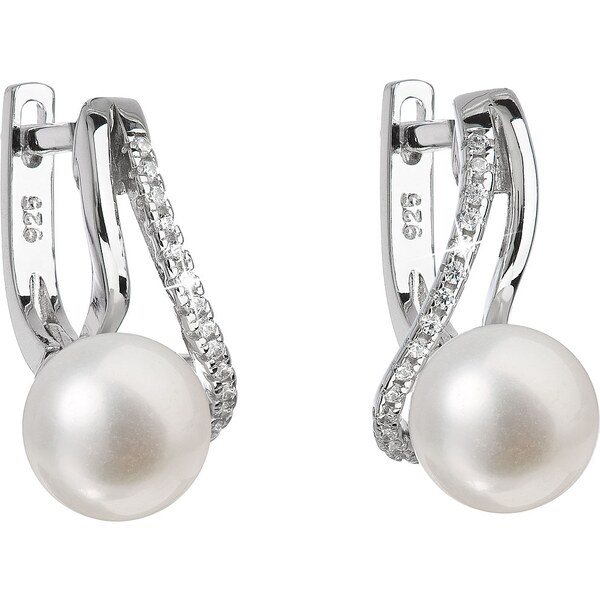 Evolution Group Strieborné náušnice s pravými perlami Pavona 21024.1 66587644