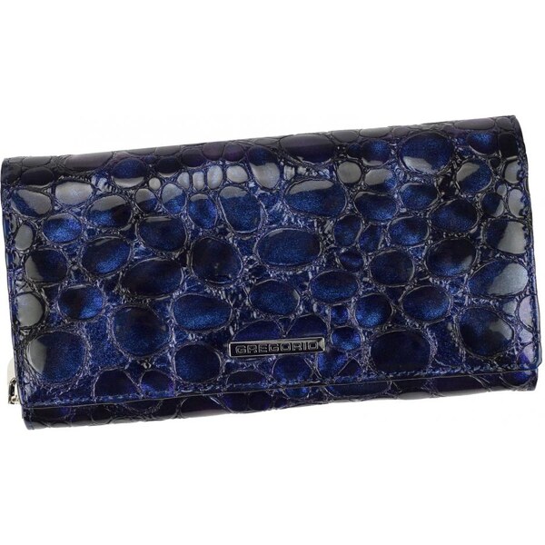 Gregorio Kožená modrá dámska peňaženka v darčekovej krabičke 27608660