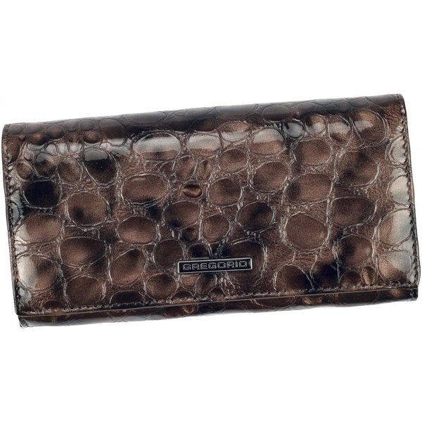Gregorio Kožená sivá dámska peňaženka v darčekovej krabičke 27608663