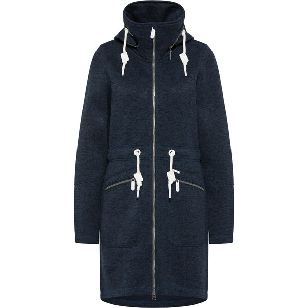 ICEBOUND Flisová bunda námornícka modrá / modrá melírovaná 60981911