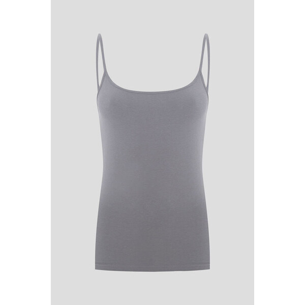 Glara Dámske konopné tielko jednoduchého strihu 27621952