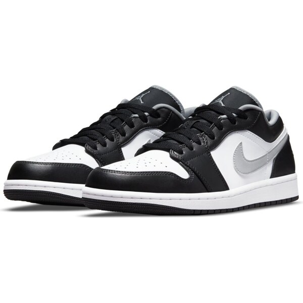 Air Jordan 1 Low Black Medium Grey - Pánske - Tenisky Jordan - Čierne 66675090