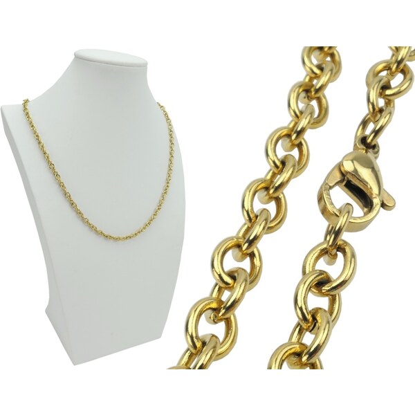 CITY STORM Oceľová retiazka v zlatej farbe Karin 66889007