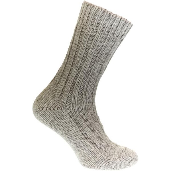 JOHN-C Dámske luxusné sivé vlnené ponožky ALPAKA 27692182