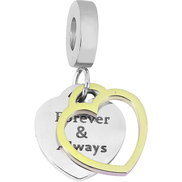 Lindas Jewelry Prívesok na náramok Forever & Always chirurgická oceľ 38048895