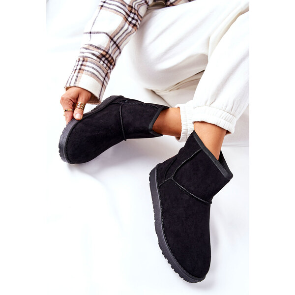 EVENTO Snow Boots Isolated Fur Black Vicandi 58315164