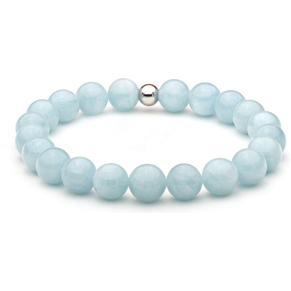 BudNej Minerálny náramok AKVAMARÍN AAA kvalita MN1105 35942022