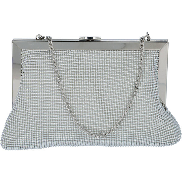 Dámska listová kabelka strieborná - Michelle Moon Dario strieborná 57978540