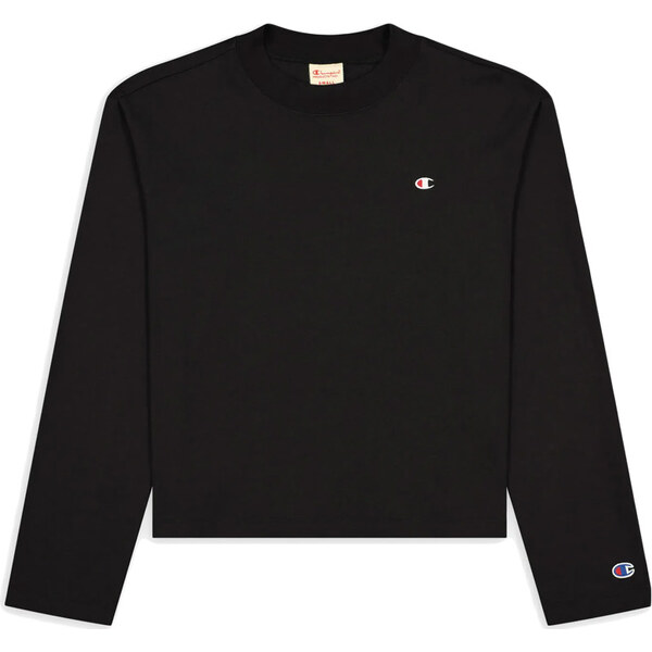 Champion Long Sleeve Jersey Top - Dámske - Tričko Champion - Čierne - 66355828