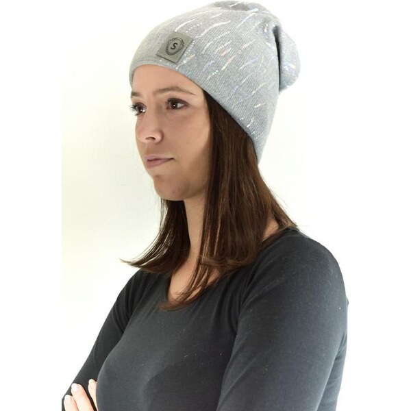 JOHN-C Sivá čiapka JELLY 27730300
