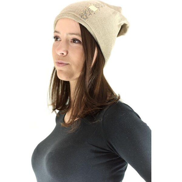 JOHN-C Tmavá béžová čiapka FILIPA 27730309