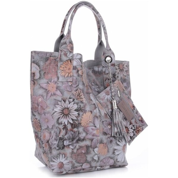 Kožené kabelka shopper bag Vittoria Gotti multikolor 8298 64502417