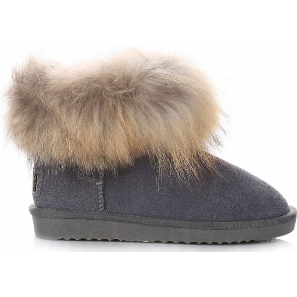 dámske snehule Crystal Shoes šedá 8902 27611090