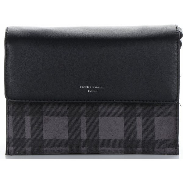 Dámska kabelka listonoška David Jones čierna CM4002 27611507