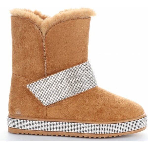 dámske snehule Crystal Shoes ryšavá KB111 27611585