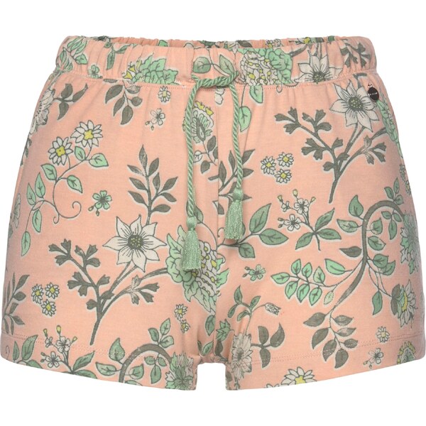 LASCANA Pyžamové nohavice šampanské / žltá / jedľová / svetlozelená / 54226852