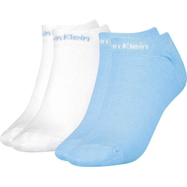 CALVIN KLEIN - 2PACK gripper leanne light blue členkové ponožky 27769007