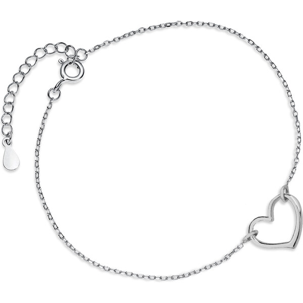 Olivie Strieborný náramok SRDCE 5393 28209123