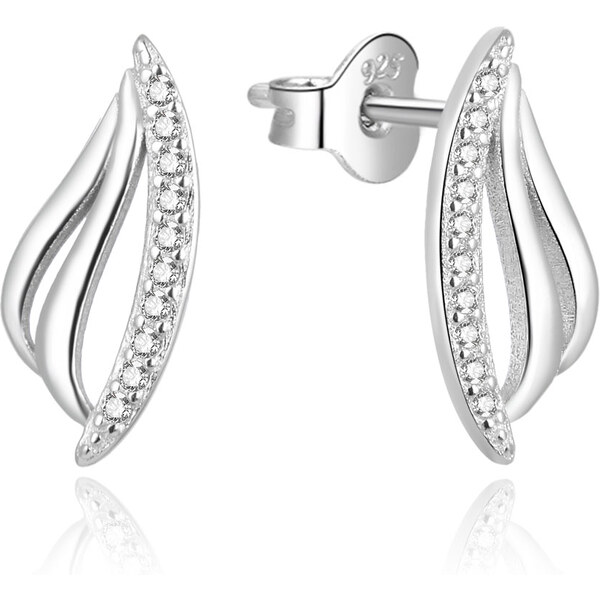 Beneto Pôvabné strieborné náušnice so zirkónmi AGUP2304L 66592282