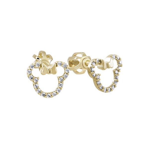 Soliter Trblietavé náušnice zo žltého zlata Minnie Mouse 239 001 01130 66594592