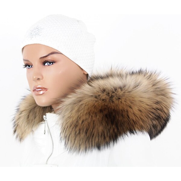 Sikora Exkluzívny kožušinový lem na kapucňu - golier medvedíkovec MX 30440689