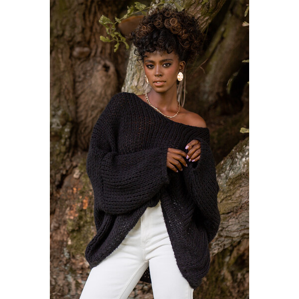 Glara Oversized dámsky pletený sveter 27804179