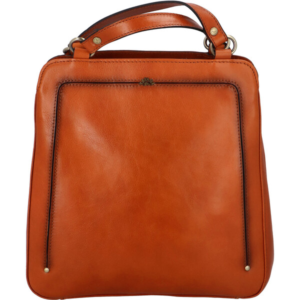 Dámsky kožený batoh kabelka svetlohnedý - Katana Nycolas hnedá 27892019