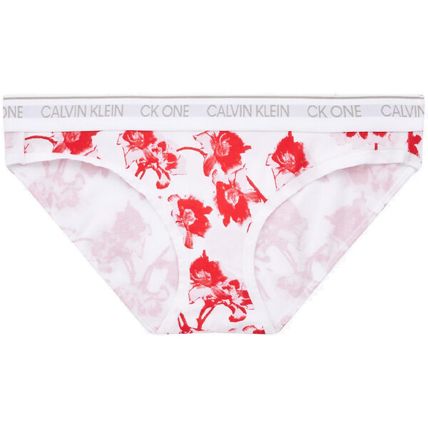 CALVIN KLEIN - CK ONE fashion flower print nohavičky 27915917