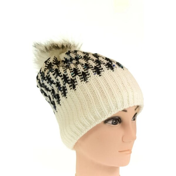 JOHN-C Biela čiapka POLLY 27929183