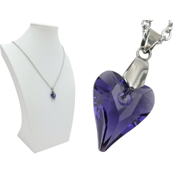 CITY STORM Retiazka s príveskom Swarovski v tvare Wild Heart 17 mm 66889353