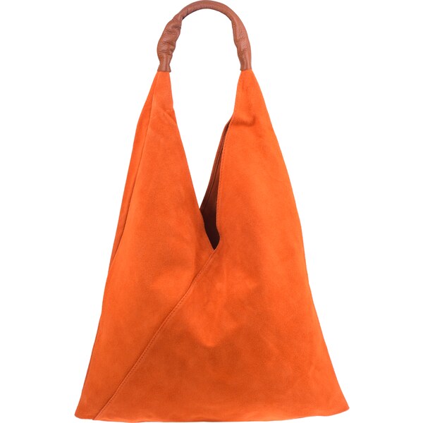 Oranžová kožená talianska kabelka Caliva Arancio Scura NovaKabelka.sk 27929441