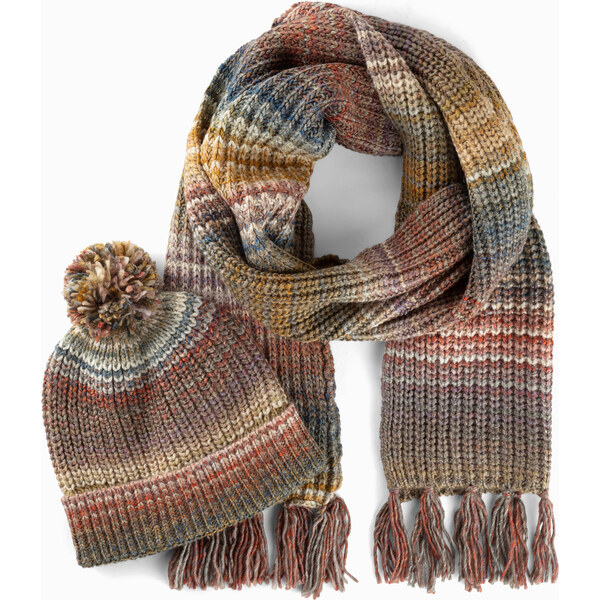 bonprix Šál a čiapka (2-dielna), farba zelená 44791288