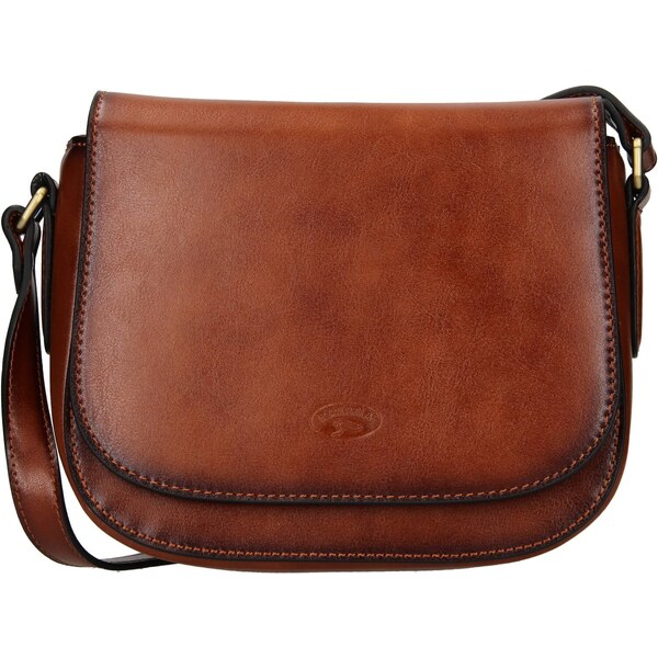 Kožená dámska crosbody kabelka Katana Klara - hnedá 27966146