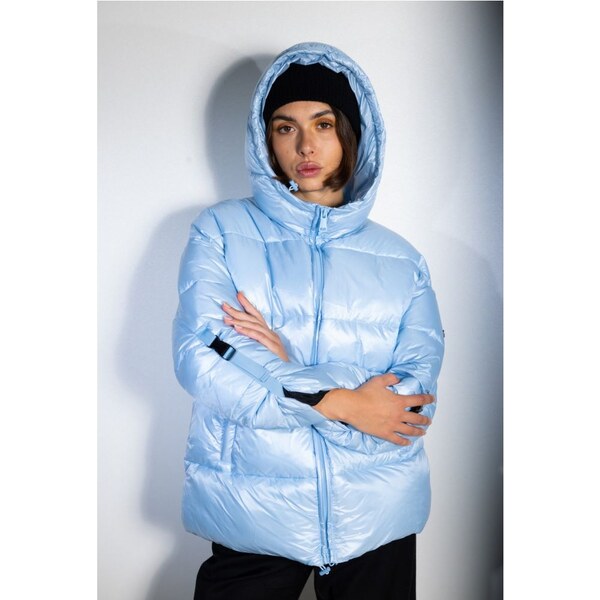 Jayloucy Priya Svetlomodrá zimná bunda 28007384