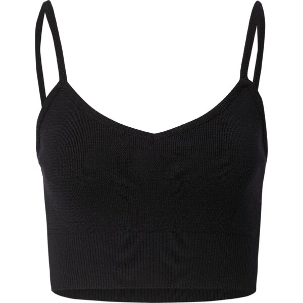 A LOT LESS Vyšívaný top Nala čierna 54227328