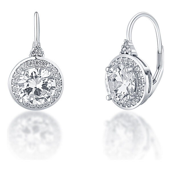 Ligot Strieborné náušnice so zirkónmi 46720317