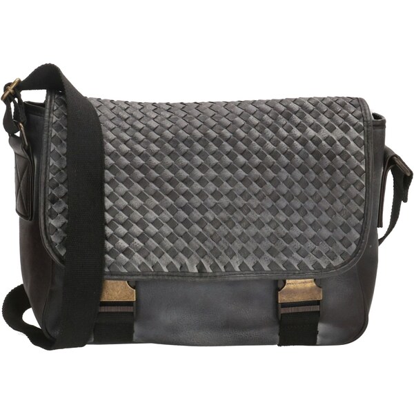 No Label Čierna aktovková shopper kabelka „Attaché“ 28057258