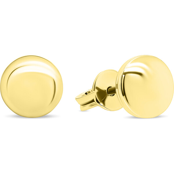 Brilio Silver Minimalistické pozlátené náušnice EA103Y 66600297