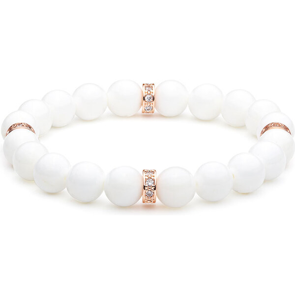 BudNej Minerálny náramok DOTYK KRÁSY z tridacny MN1127 35942055